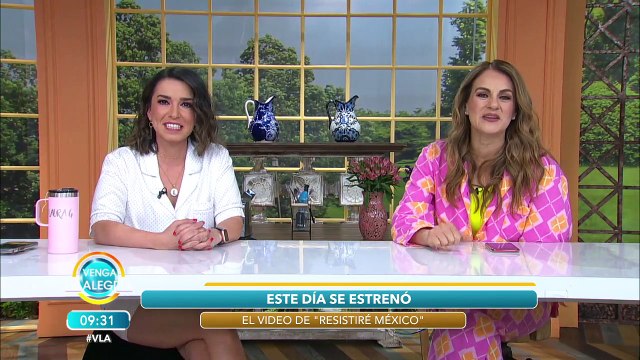 Cantantes unen sus voces en Resistiré México . Yahir y María León nos platican. | Venga La Alegría