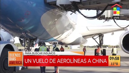 Buenos días América | Vuelo de Aerolíneas a China para buscar insumos