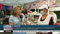 México: 'tianguis' acatan estrictas medidas para prevenir COVID-19