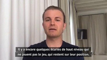 F1 - Rosberg : "Sans petites écuries, il n'y a pas de sport"