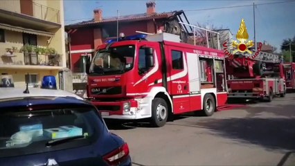 Sona (VR) - Incendio danneggia una villetta (16.04.20)