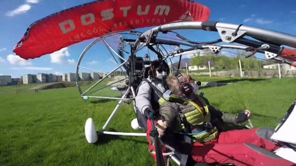 Gökyüzünden evde kal çağrısı yapıldı