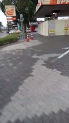 Nice view of Dubai traffic and movement of vehicle.