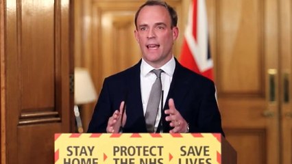 Coronavirus: Dominic Raab announces UK lockdown will remain in place for at least three more weeks