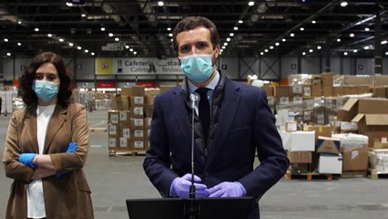 Casado exige a Sánchez que ponga orden entre sus ministros Iglesias y Escrivá antes de hablar de pactos