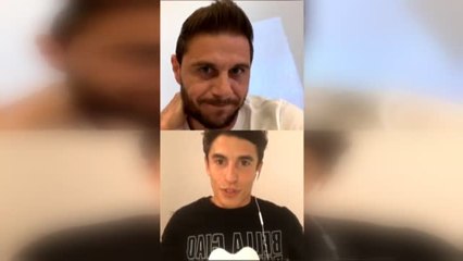 Marc Márquez y Joaquín, unidos en una divertida charla 'online'