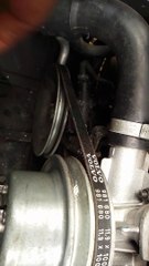 Tension courroie pompe à eau Volvo 945 Part.2