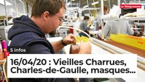 Vieilles Charrues, Charles-de-Gaulle, masques... Cinq infos bretonnes du 16 avril