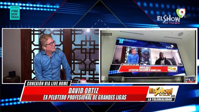 David Ortiz habla sobre su fundación, dice que lo que hace la mano derecha no lo debe saber la izquierda | Show del Mediodía 16/04/2020