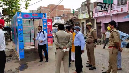 इटावा: टनल का निरीक्षण करने पहुंचे उपजिलाधिकारी