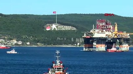 Petrol arama platformu Çanakkale Boğazı'nda