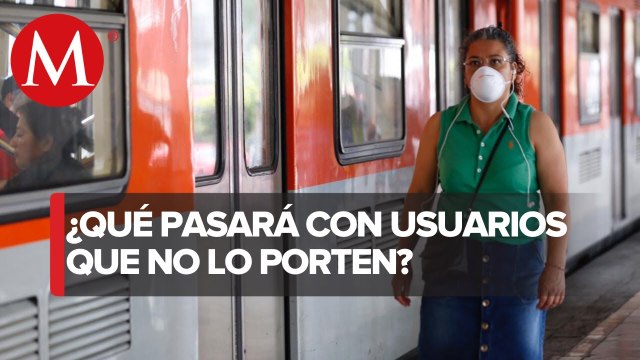 Uso de cubrebocas será obligatorio en metro de CdMx por covid-19