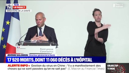 Jérôme Salomon: "Nous aurions eu un bilan beaucoup plus lourd si le confinement n'avait pas été appliqué"