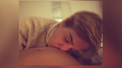 Anabel Alonso presume de la tripita de embarazada de su mujer