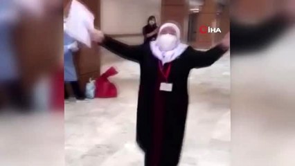 - Korona virüsü yendi, dans ederek taburcu oldu