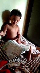 sweet baby found another way to complete daily target of crying