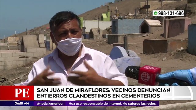 Primera Edición: Vecinos de SJM denunciaron entierros clandestinos en cementerios
