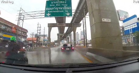 Lucky Rider Slides out of Close Call