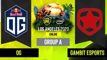 Dota2 - Gambit Esports vs. OG - Game 2 - Group A - EU:CIS - ESL One Los Angeles