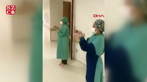 80 yaşındaki kişi koronavirüsü yendi, alkışlarla taburcu oldu