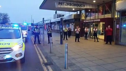 Transport police, taxi drivers and railway staff celebrate key workers