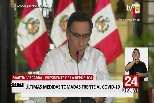 Presidente Vizcarra: casos confirmados se elevó a 12,491 y fallecidos a 274