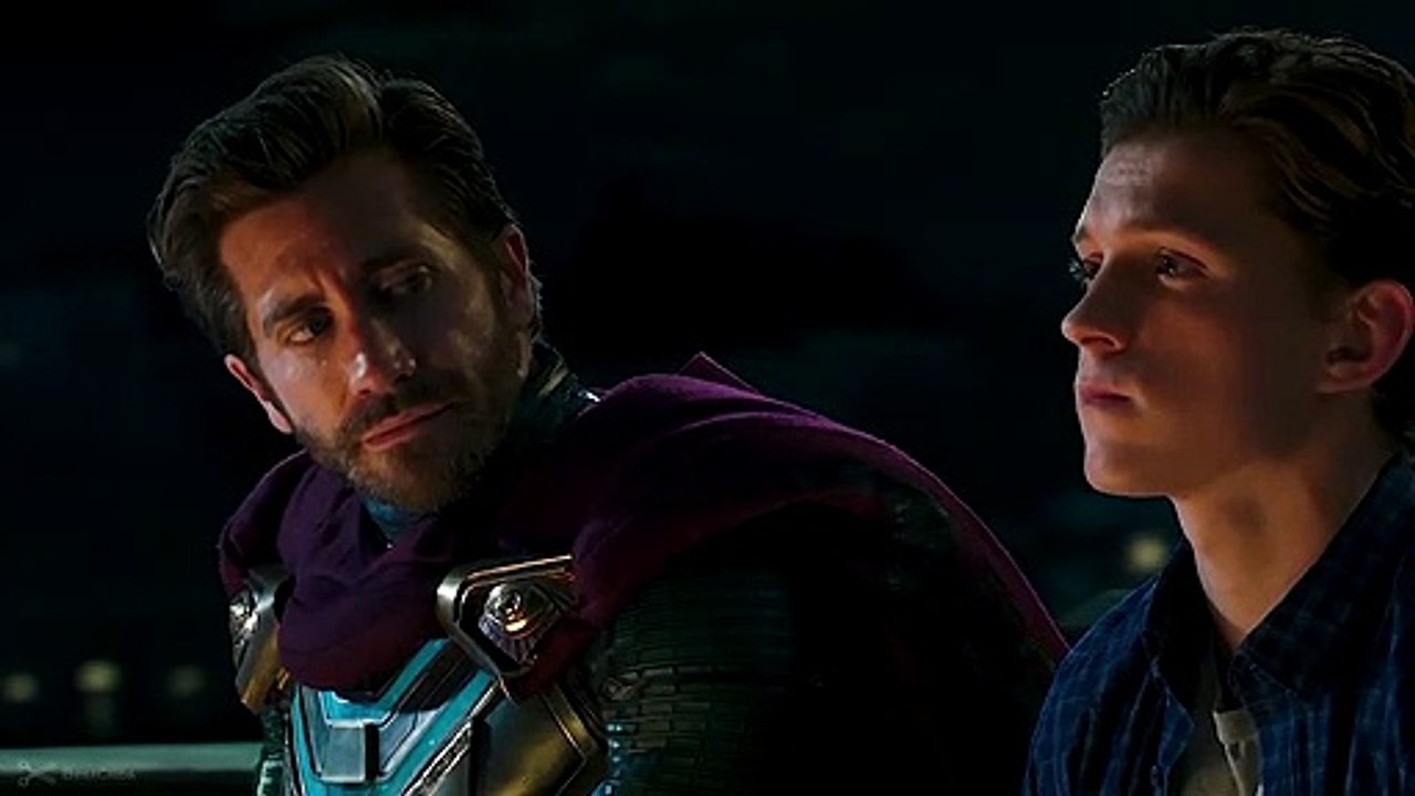 Peter Parker and Mysterio Scene - SPIDER-MAN FAR FROM HOME (2019) Movie CLIP HD