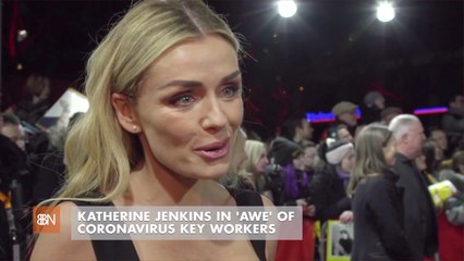 Katherine Jenkins And Health Workers
