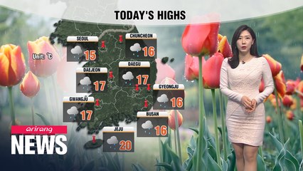 [Weather] Cooler and wetter Friday
