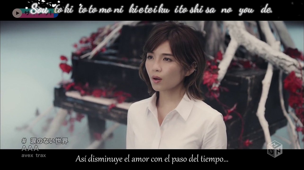 AAA - Namida no Nai Sekai Sub Español
