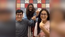 Sara Ali Khan घर पर Maa Amrita और Bhai Ibrahim के साथ ऐसे कर रही हैं Masti; Viral Video | Boldsky
