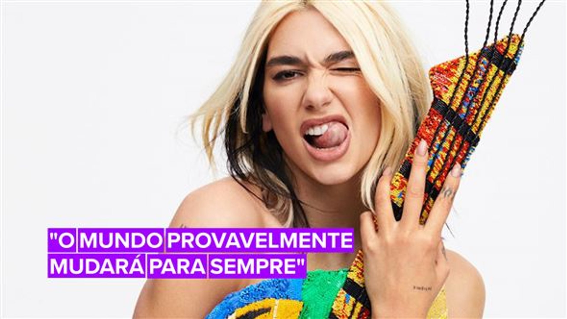 ⁣Dua Lipa não acredita que o mundo voltará ao 'normal'