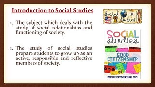 Importance of Social Studies Grade 5