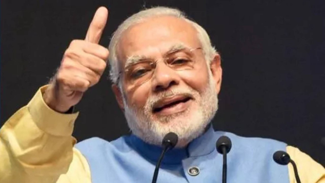 PM Modi impressed with children's message on Corona