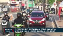 Sepekan PSBB di Jakarta, Kondisi Lalu Lintas Tampak Lengang