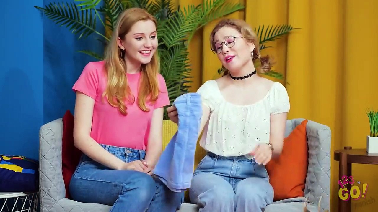 TRUCOS DE MODA RÁPIDOS Y FÁCILES PARA CHICAS || Trucos de ropa sin coser por 123 GO!