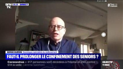 Confinement des seniors: le sociologie Serge Guérin estime qu'"on invente l'apartheid générationnel"