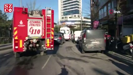 Mecidiyeköy'deki kaza kamerada