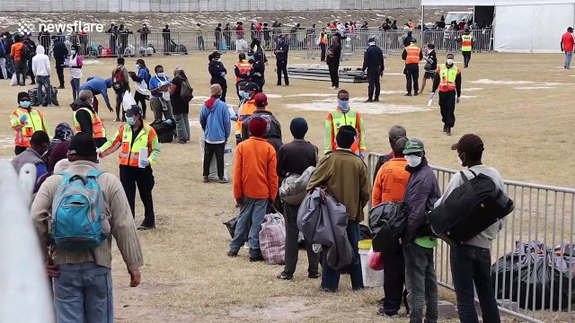 Human rights body condemns fining of people at Cape Town’s COVID-19 homeless site