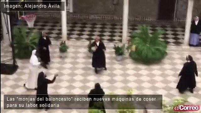 Las “monjas del baloncesto” reciben nuevas máquinas de coser para su labor solidaria