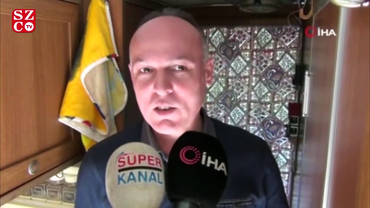 İlginç corona tedbiri... Karavanı ofise çevirdi