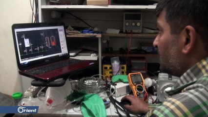 فريق هندسي يصنع جهاز تنفس اصطناعي بمدينة الباب شرق حلب