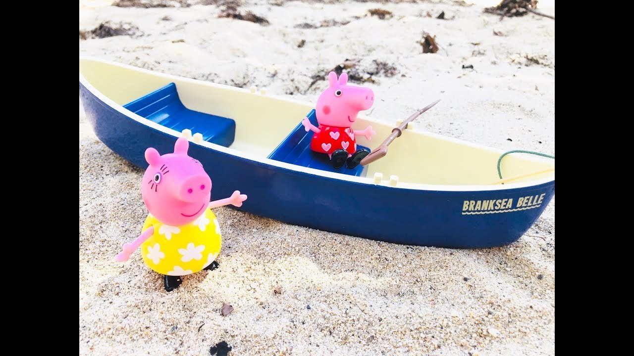 PEPPA PIG Toys Canoe Ride On Lake video Dailymotion