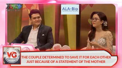 THE COUPLE DETERMINED TO SAVE IT FOR EACH OTHER JUST BECAUSE OF A STATEMENT OF THE MOTHER