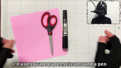 【KIRIGAMI - flower - 】How make paper flower