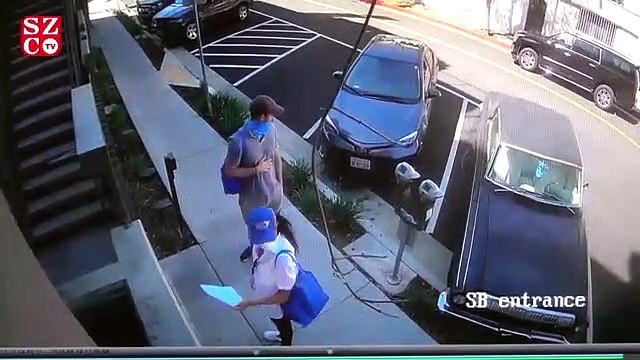 Prens Harry ve Meghan Markle, yemek yardımı yaparken güvenlik kamerasına takıldı