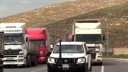 BM'den İdlib'e 56 tır insani yardım