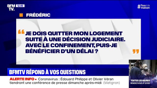 Je dois quitter mon logement à la suite d'une décision judiciaire. Avec le confinement, puis-je bénéficier d'un délai ?