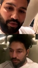 Rohit Sharma And Yuvraj Singh funny Video Call