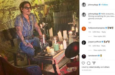 Johnny Depp joins Instagram